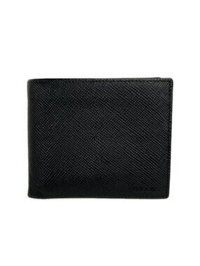 Prada Bifold Wallet Black Leather